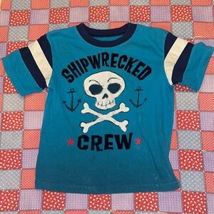 Garanimals Teal Shipwrecked Crew Kids T-Shirt